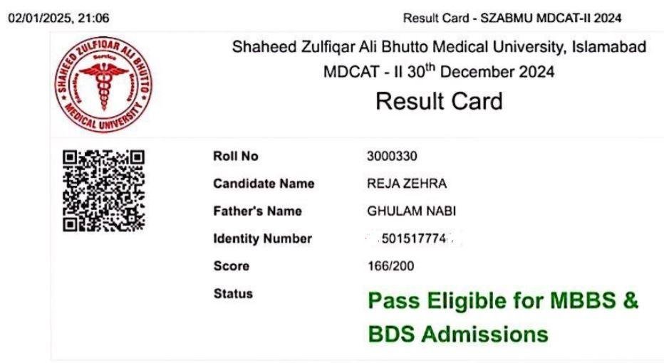 Top rated tutor for MDCAT in Islamabad