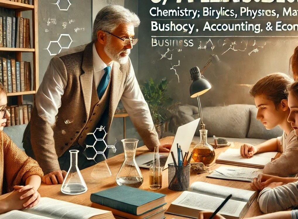 Expert O-A Level Tutor for Chemistry Biology Physics Math Business Accounting and Economics in Islamabad Rawalpindi Lahore Karachi