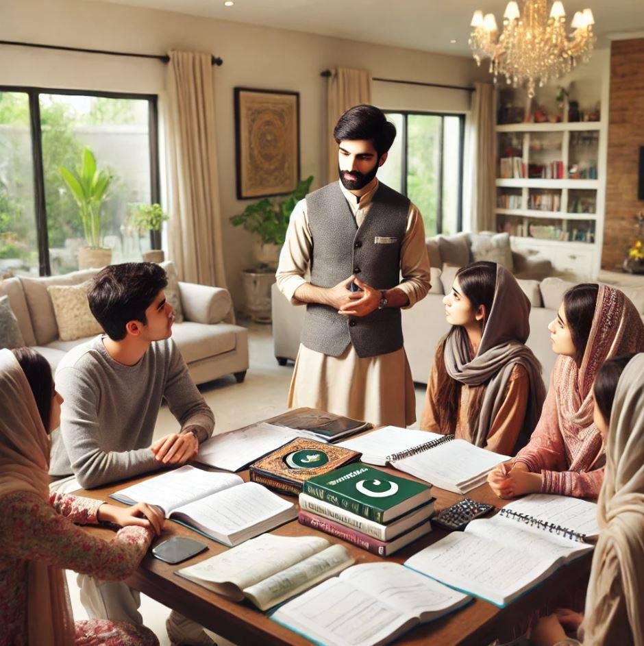 O Level tutor teaching Pakistan Studies, Islamiyat, and Urdu to students in Bahria Town, Rawalpindi.