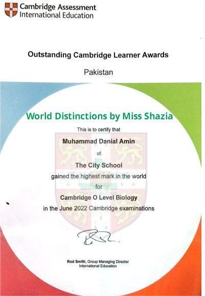 highly experinced tutor for O/a level Biology Miss Shazia