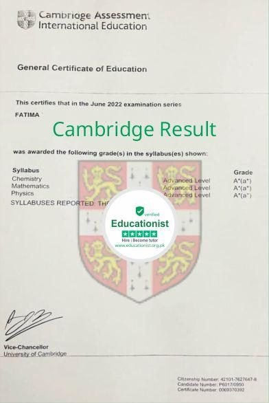 Home-online tutor for o level math sir Yaseen with 27 years of experienced